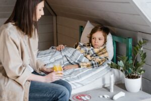 patient of fever and cold